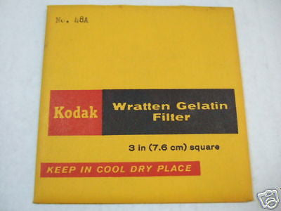 Kodak Wratten Gelatin Filter No. 48A 3'' 76mm F.Sealed