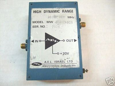 AEL High Dynamic Range Amplifier 220-520MHz MW13901-520