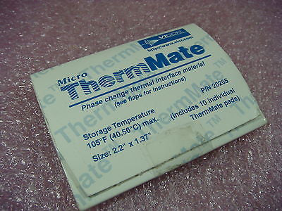 Vicor 20265 ThermMate Thermal Pads for Micro Series 7PCS NEW