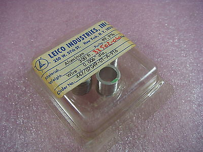 Leico 99.9% Purity Al. Aluminium Fine Welding Wire 0.006'' 300ft 4x75 per spool
