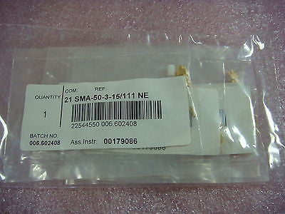 Huber Suhner 21 SMA-50-3-15/111 NE 22544550 Straight Cable Jack 4 PCS NEW