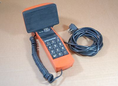 Vintage Zenitel 6001 High-Quality Stentofon Master Station Phone Norway Orange