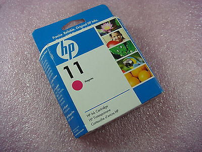 HP 11 Magenta Ink Cartridge Genuine Original Dated Jun 2011