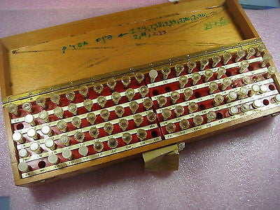 2.01-3.00 mm Metric Pin Gage Set Missing Twelve Pieces