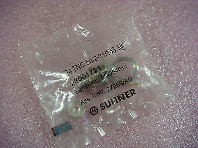 Pair of - Huber 23001721 24_TNC-50-2-31/133 NE RF Coaxial Cable Mount Connector