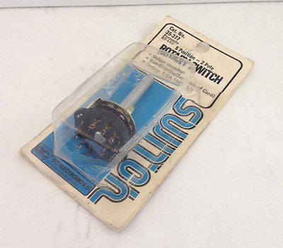 NEW! GC 5-POSITION - 2-POLE ROTARY SWITCH - 35-377 Formerly: E2-163