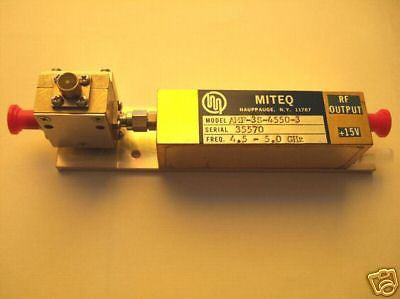 MITEQ AMF-3S-4550-3 Amplifier 4.5-5.0 Ghz NEW