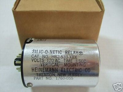 Silic-O-Netic Relay HB2-533-XBX 120V AC 1760-055 50/60