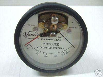 Veeco Pressure Panel Meter Shielded 0255-C 25-0470-2501