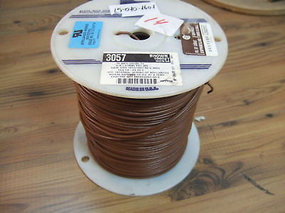 Alpha Wire 3057 BR005 Brown Hook-Up Wire 100ft NEW