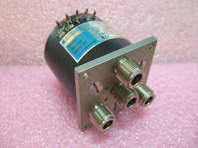 Dynatech Microwave Coaxial Switch 03-113E29F 28VDC NOS