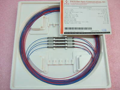 Pack of 4 FOCI Fiber Optic Coupler C-WS-AL-01-S-1215-13-NC/NC 1310nm SMF-28 P4