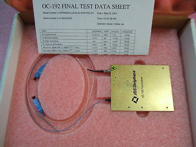 JDSU OC-192 OTPDR2001-LR-03-23-APD-FEC-SC Transceiver