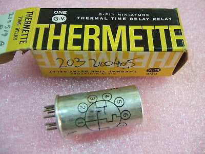 G-V THERMETTE Thermal Time Delay Relay 115N090T NOS