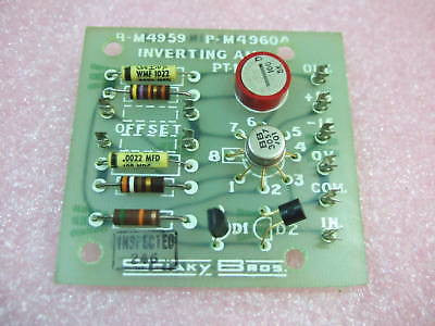 Sciaky Inverting Amp. B-M4959 P-M4960A P-M4962A Card