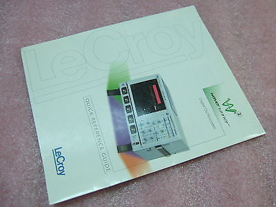 LeCroy Waverrunner 2 Quick Reference Guide