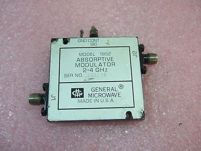 General Microwave 1952 Absorptive Modulator 2-4Ghz