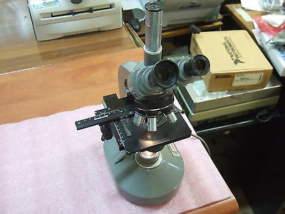Olympus EHS Microscope + 4 Objectives & 3 WF10X Eyepieces 220V-240V Operated