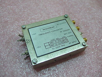 Wiltron MEF-D-9157 / 9248 Frequency Converter 10-2000 MHz Warranty