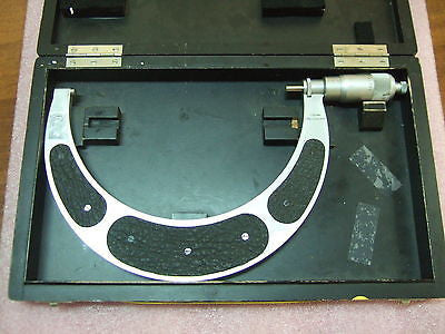 Carl Mahr Vintage Metric Outside Micrometer 175-200 mm 1/100mm