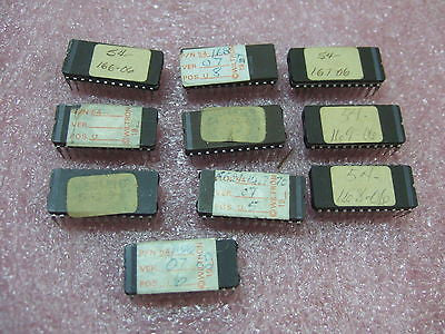LOT 10 Wiltron Microcircuits Eprom 54-166-06/54-166-07/54-167-06/54-168-06 &More