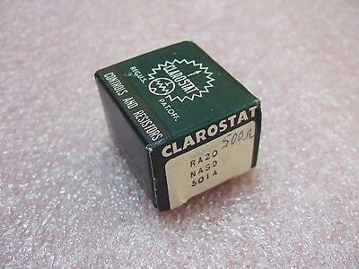 Clarostat RA20NASD501A Potentiometer Pot 500Ohm 10% 2W 37.31mm NEW