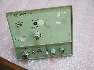 HP 86222A RF Plug-In Face Faceplate Only