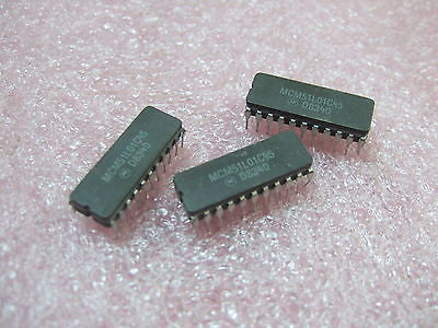 LOT 3 Motorola MCM51L01C45 CMOS 256 x 4 Bit Static Ram