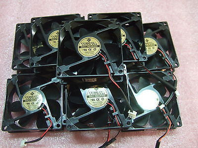 LOT 10 Power Cooler Ball Bearing PC Case Fans 80mm 0.5VDC 0.45A Model: PB802505H