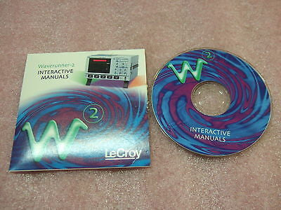 LeCroy Waverunner 2 Interactive Manuals-Operator's Manual +Remote Control Manual