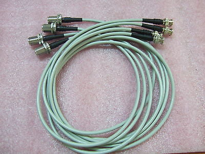 Lot 2- Huber Suhner Coax Cable Style 1354 RG-223/U-60 N-Type (f) to BNC (m) 54''