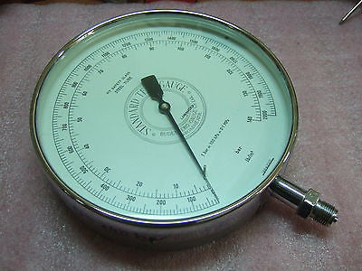 Budenberg 0-140 Bar 0-2000 lb/in Pressure Gauge Gage 10'' /250mm Diameter