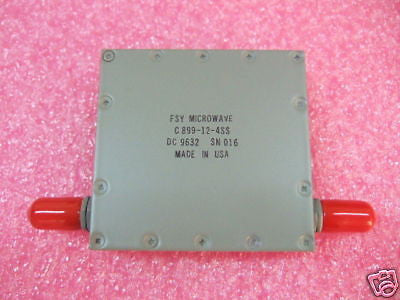 FSY Microwave C-899-12-4SS Band Pass Filter C899124SS