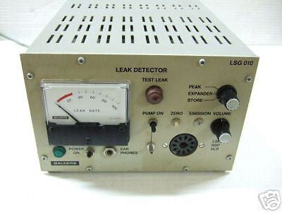 Balzers Leak Detector LSG-010 LSG010 With Pump.