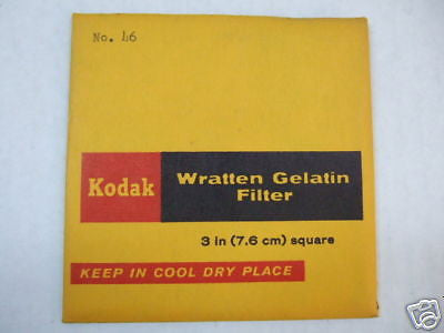 Kodak Wratten Gelatin Filter No. 46 3'' 76mm F.Sealed